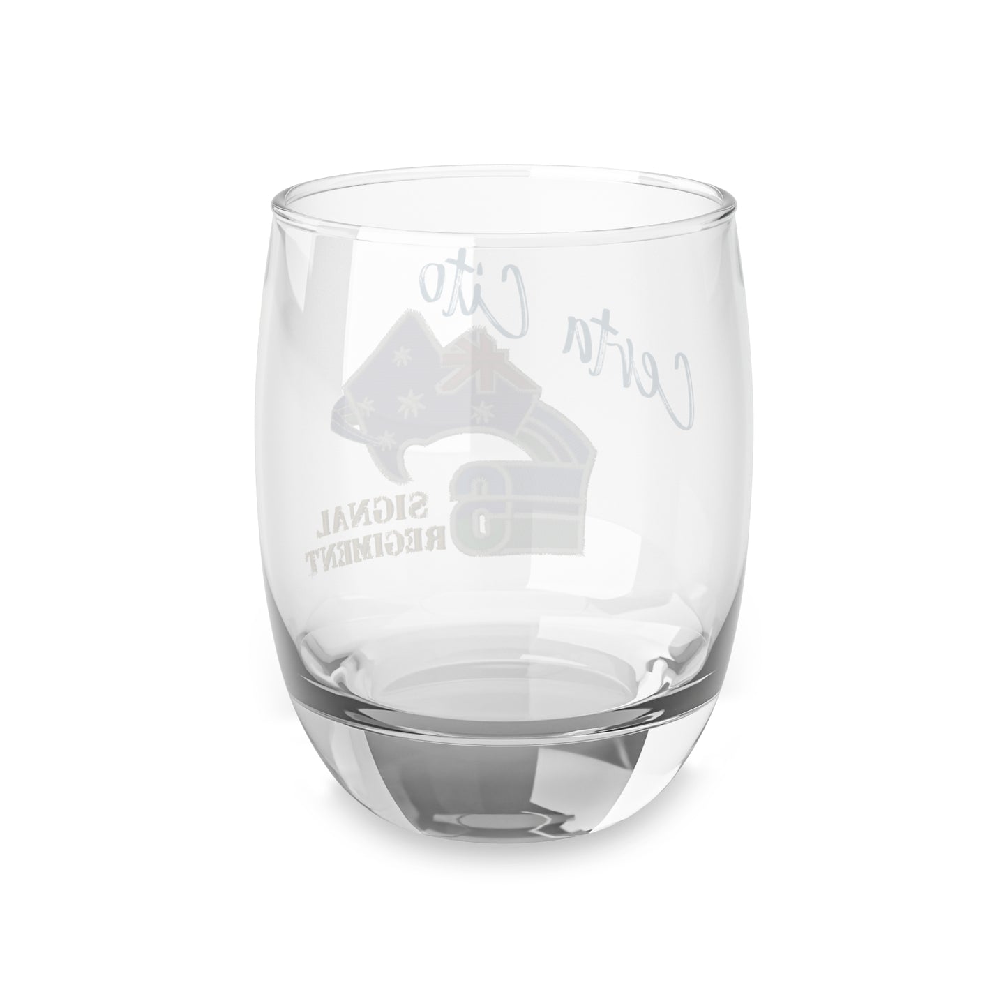 6th Signal Regiment (6 Sig Regt) Whiskey Glass