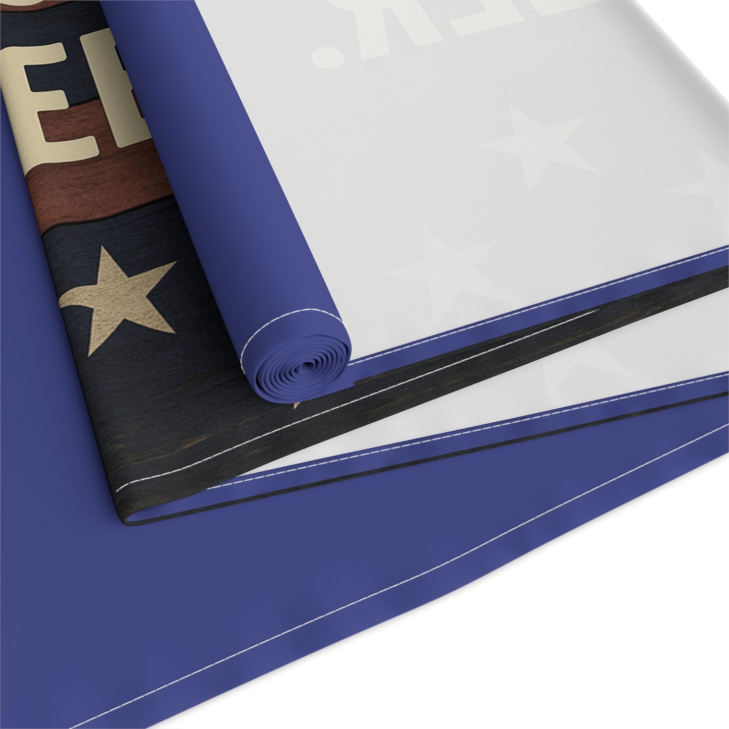 Patriotic Table Runner - No Politics Just Beer & Cheer | Ideal for Home Decor, Barbecues, Parties, Patriotic Holidays, Entertaining Friends