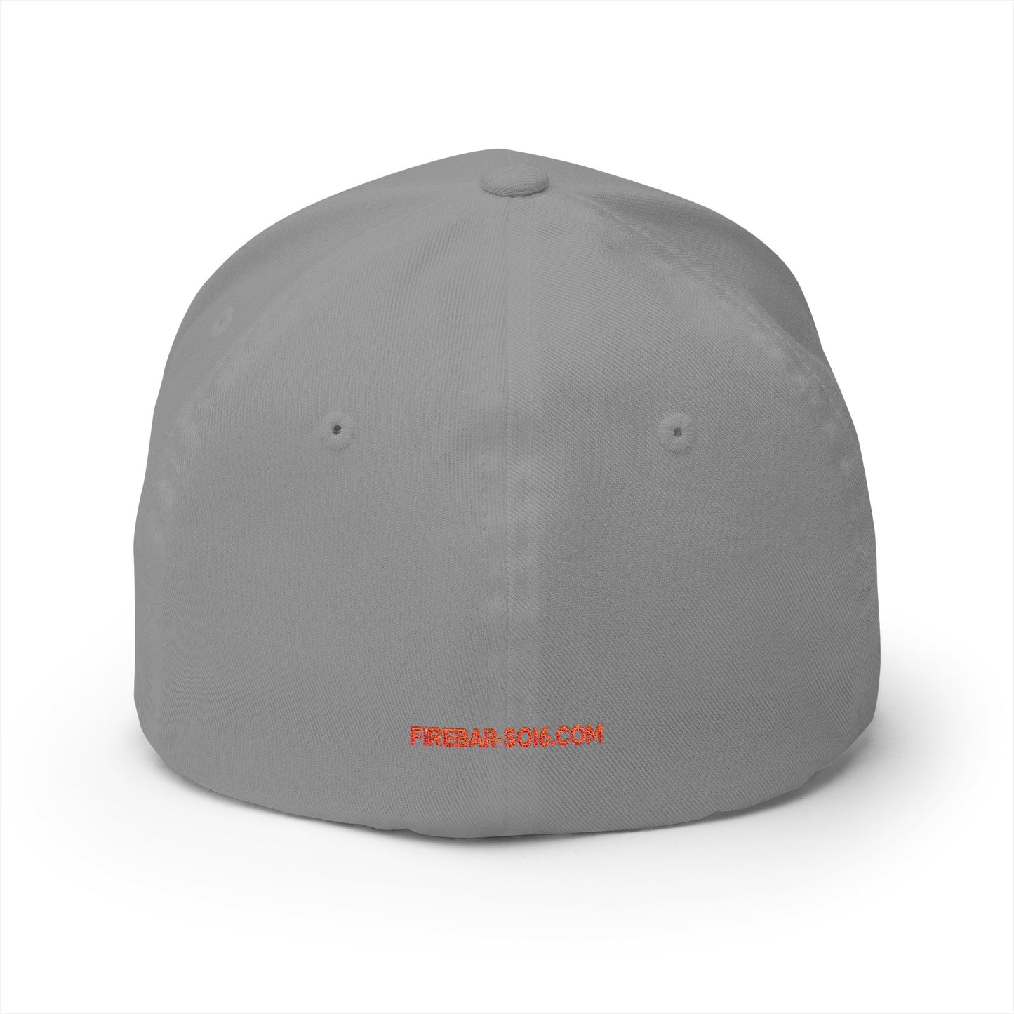 Fire Embroidered Closed-Back Cap | Trendy Hat for Warm Days, Outdoor Adventures, Gifts for Him/Her, Summer Style