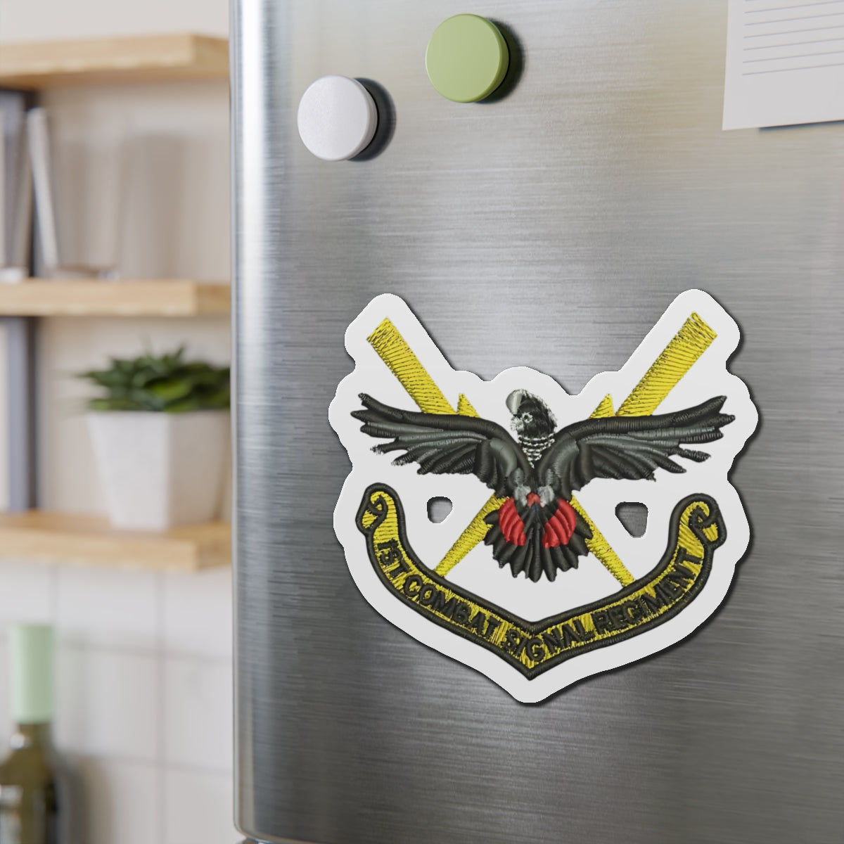 1st Combat Signal Regiment (1 CSR) Patch Magnet – RASIGS Patch Signature Range
