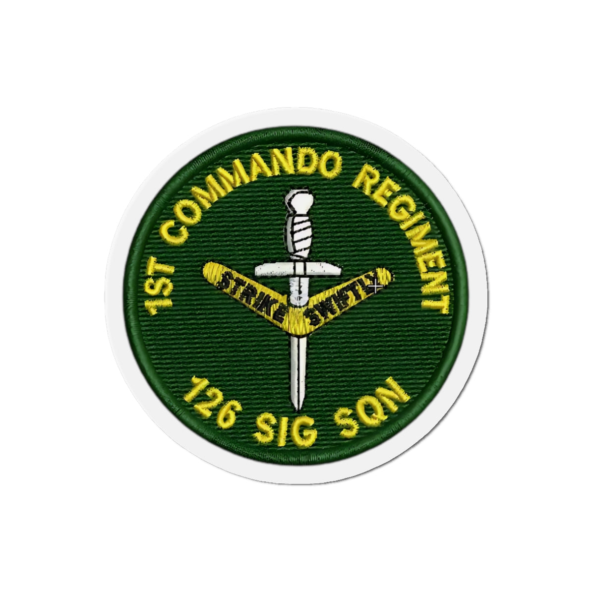 126 Signal Squadron 90's Era Patch Magnet – 1st Commando Regiment – RASIGS Patch Signature Range