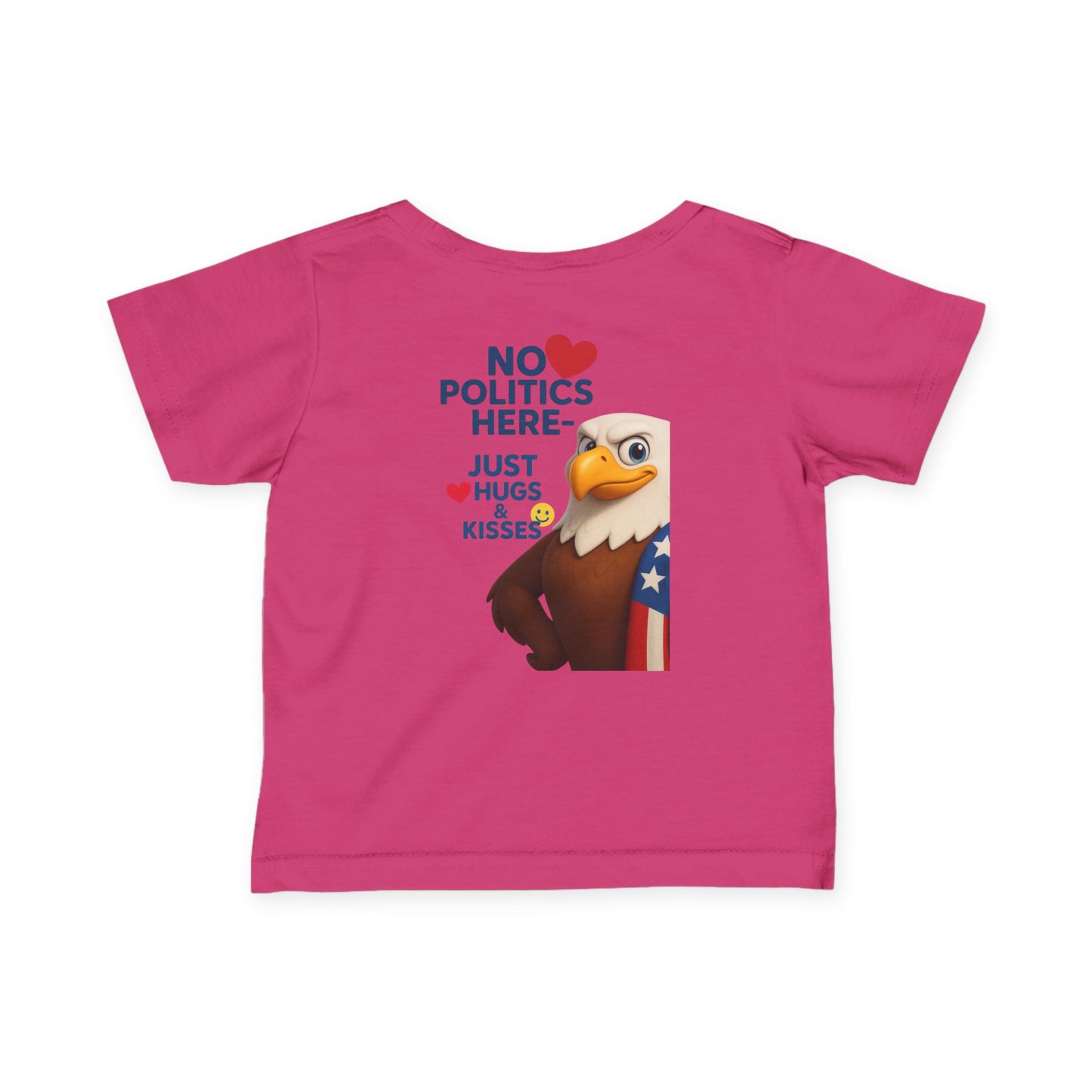 Infant Eagle Tee: Funny Political Baby Shirt, Cute Toddler Top, Gifts for New Parents, Baby Shower Present, Patriotic Baby Clothes