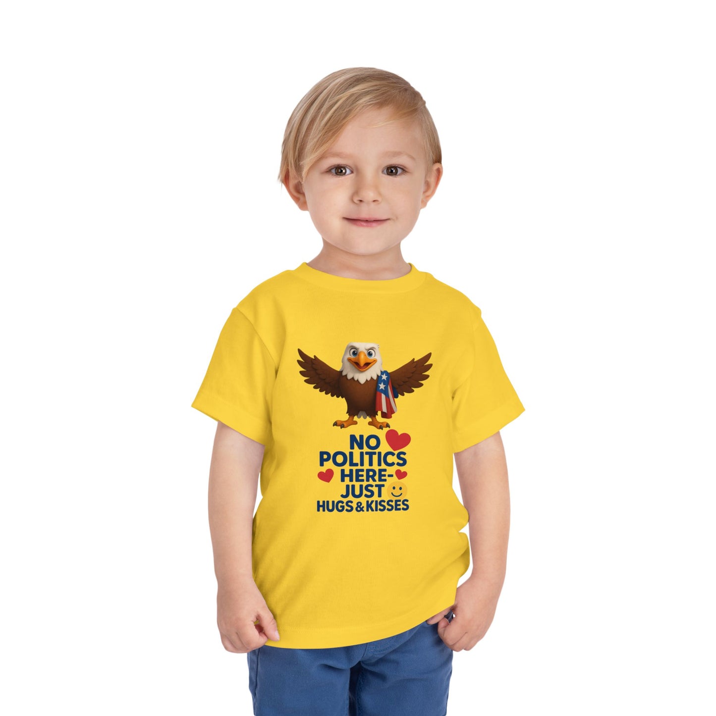 Toddler Short Sleeve Tee with Political Humor | Cute Eagle Design for Kids | Unisex Everyday Wear | Perfect Gift for Holidays and [...]
