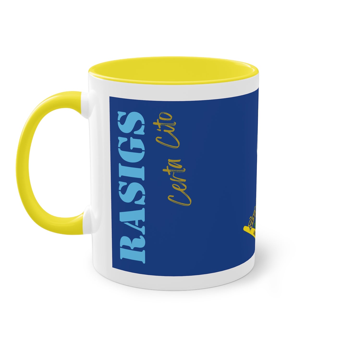 RASIGS Two-Tone Coffee Mug – Signals Pride in Every Sip