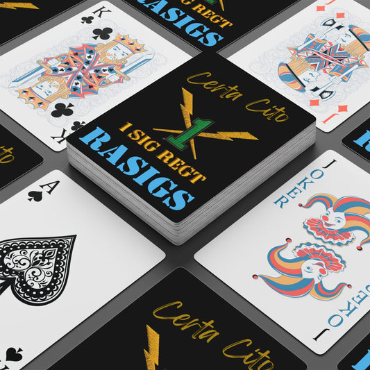 1st Signal Regiment Playing Cards