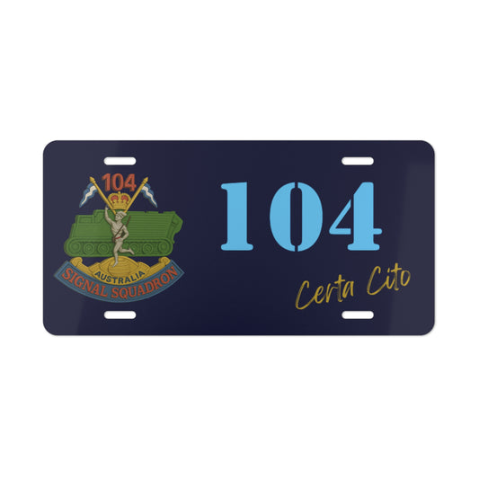 104 Plate Vietnam Era – Honor the Legacy of 104 Signal Squadron