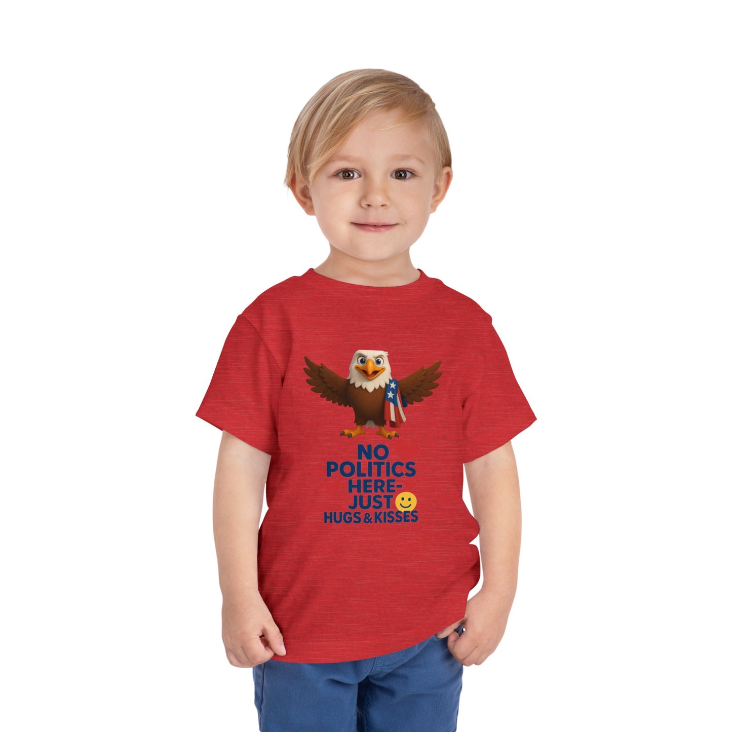 Toddler Short Sleeve Tee with Political Humor | Cute Eagle Design for Kids | Unisex Everyday Wear | Perfect Gift for Holidays and [...]