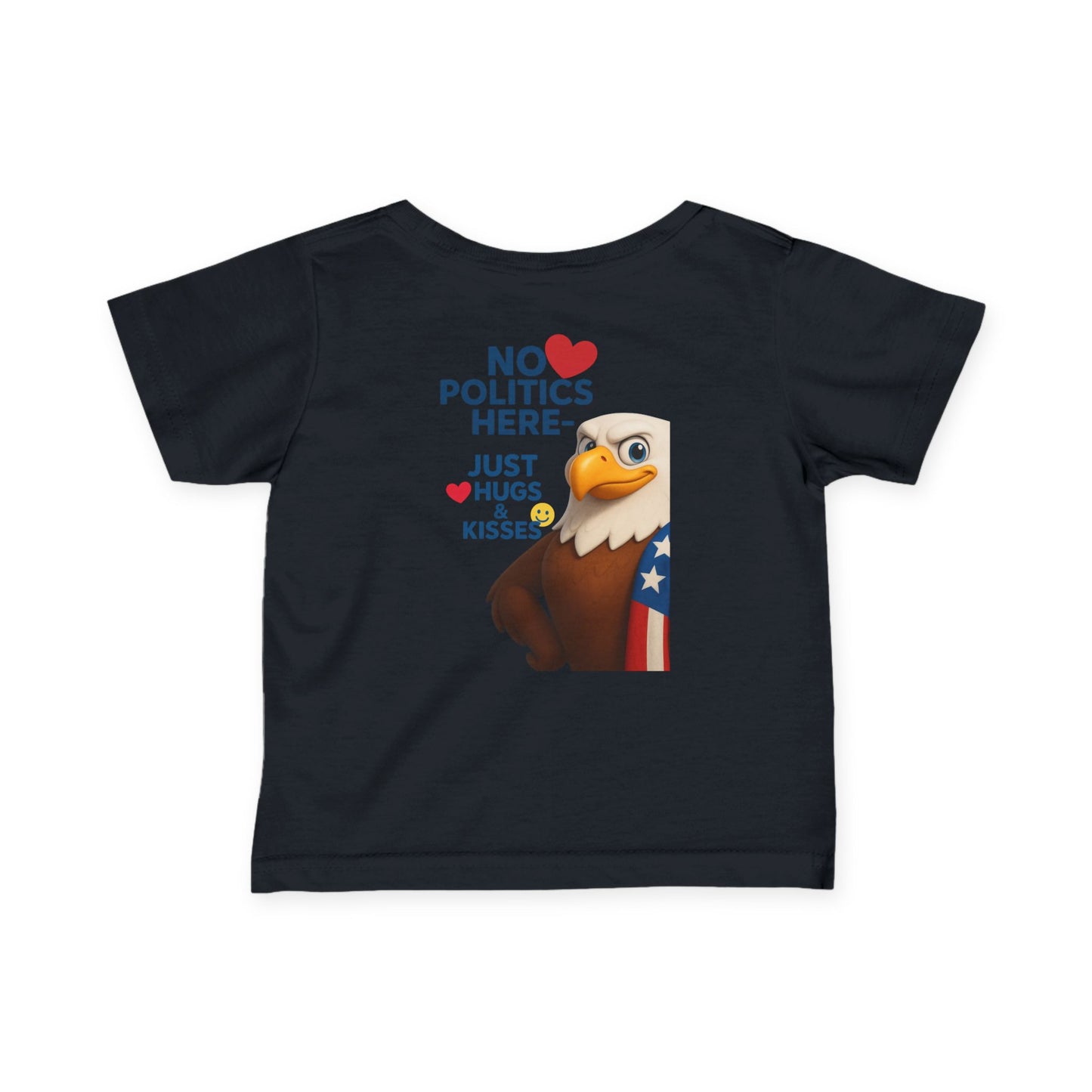 Infant Eagle Tee: Funny Political Baby Shirt, Cute Toddler Top, Gifts for New Parents, Baby Shower Present, Patriotic Baby Clothes