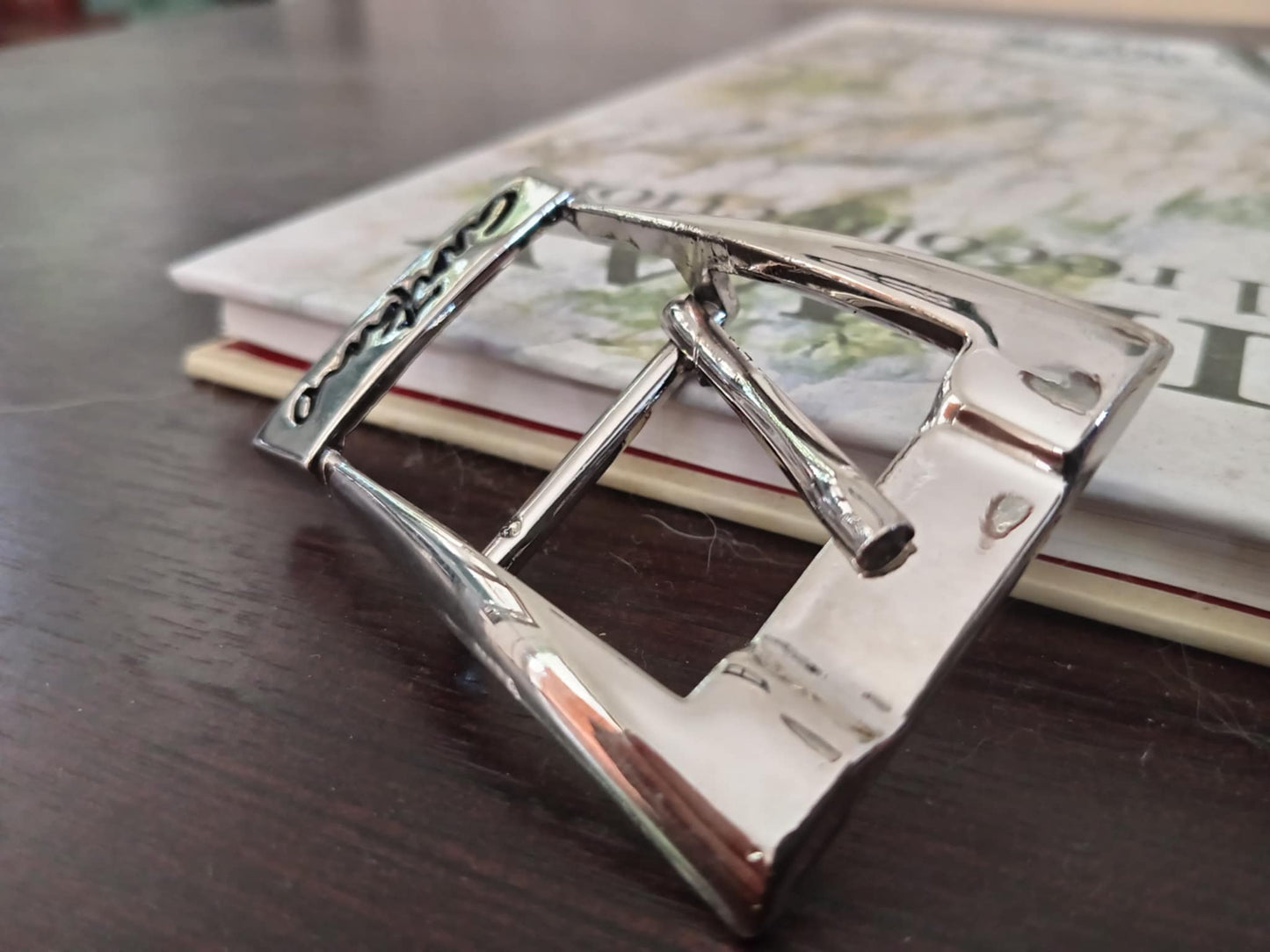 Curtino Branded Belt Buckle – Boutique Polished Silver – Rare One Only