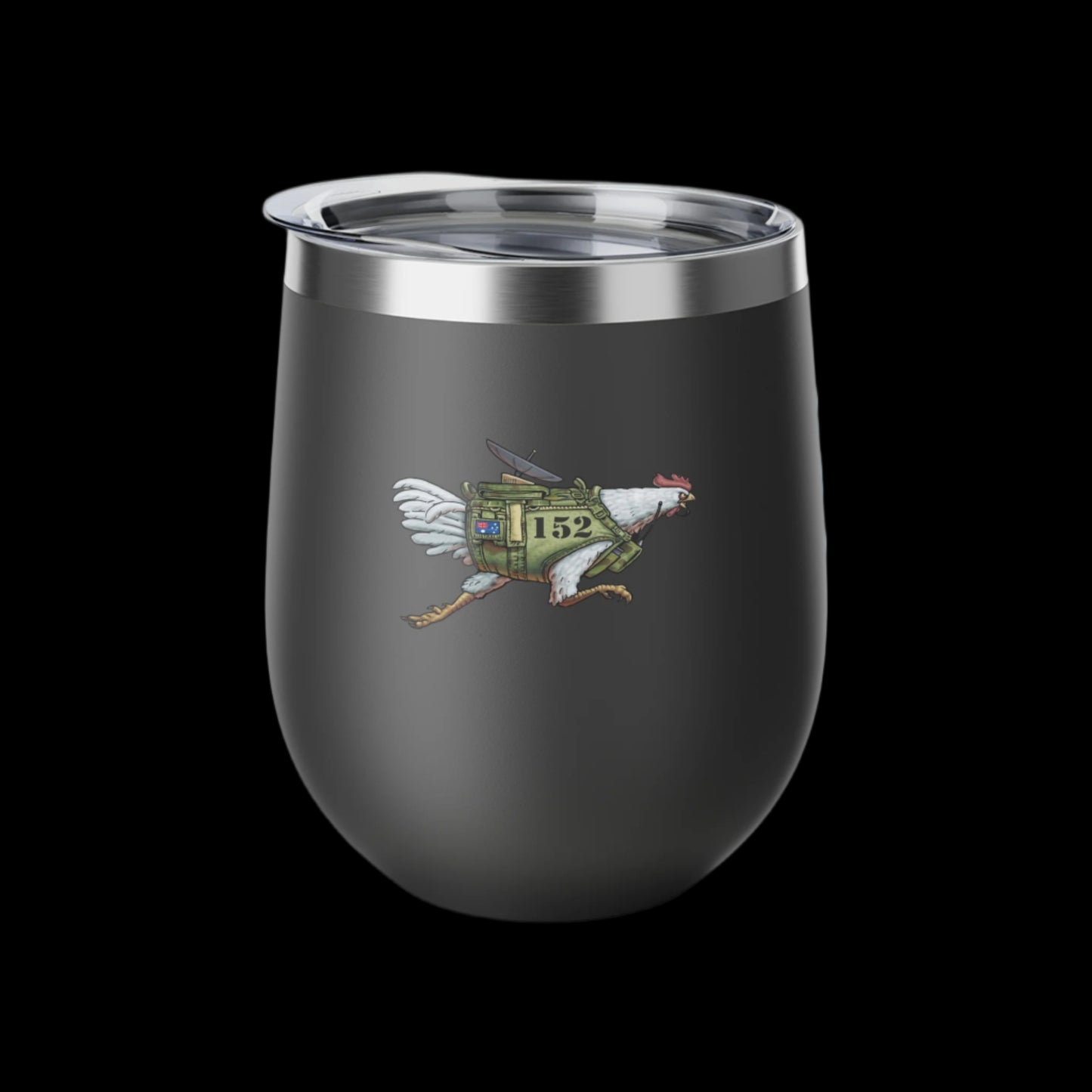 152 Signal Squadron Battle Chook Insulated Travel Cup