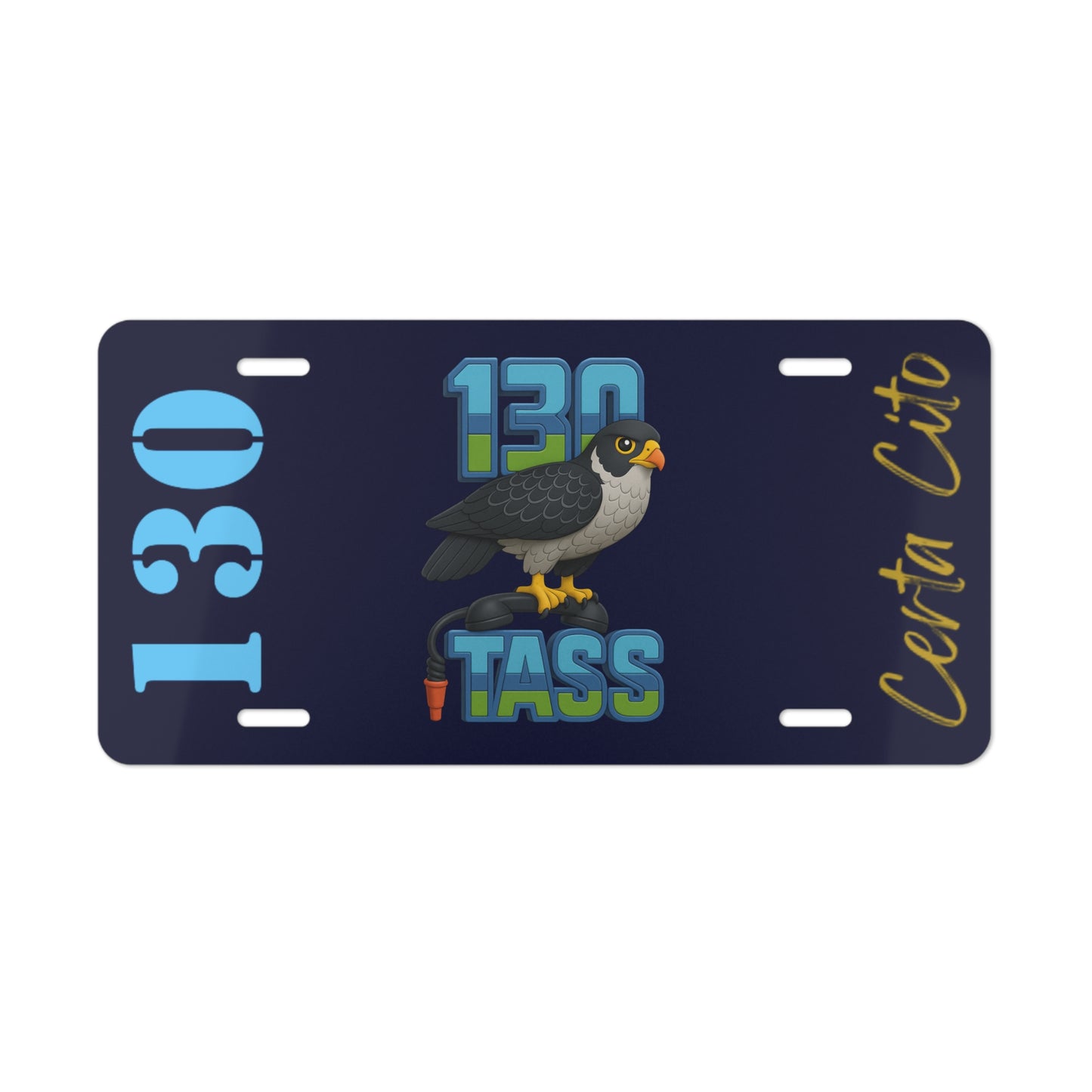 130 Number Plate – Proudly Display Your Connection to 130 Signal Squadron