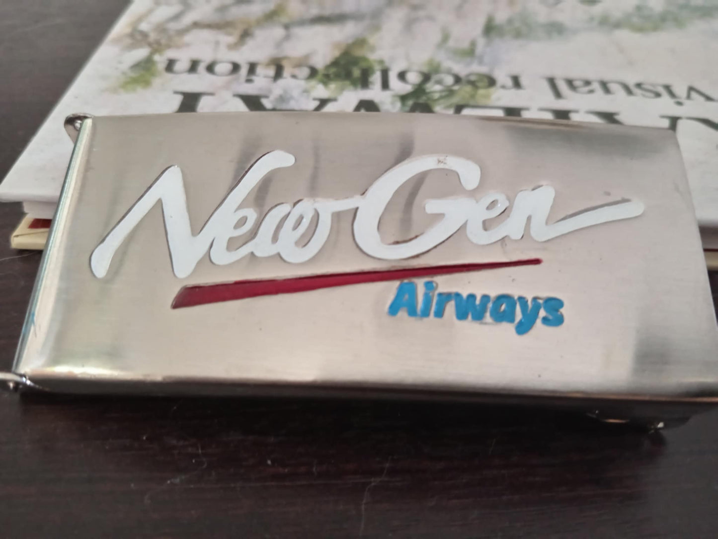 NeoGen Airways Belt Buckle – Rare Airline Staff Collectible