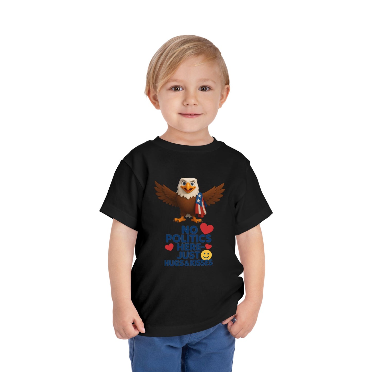 Toddler Short Sleeve Tee with Political Humor | Cute Eagle Design for Kids | Unisex Everyday Wear | Perfect Gift for Holidays and [...]
