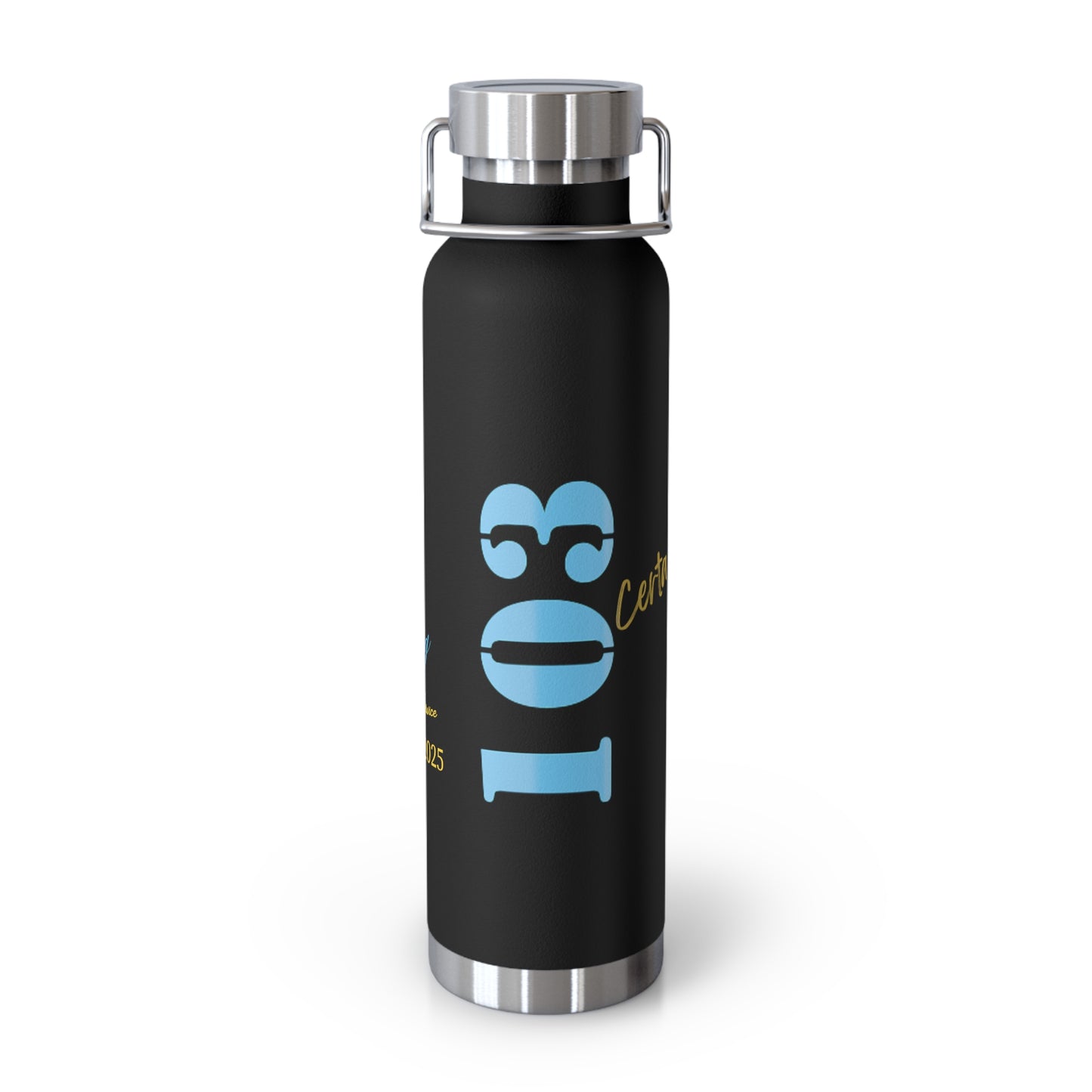 103 Signal Squadron 100 Years of Service Insulated Water Bottle