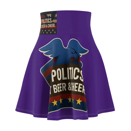 Political Statement Women's Skater Skirt, Fun Skater Skirt, Unique Party Skirt, Casual Wear, Gift for Friends