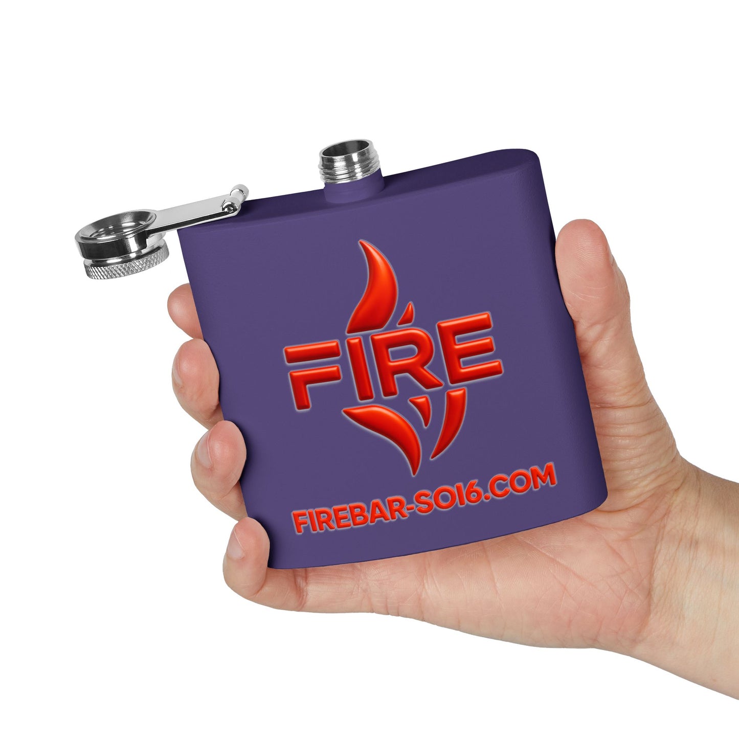 FireBar Stainless Steel Flask – 6oz