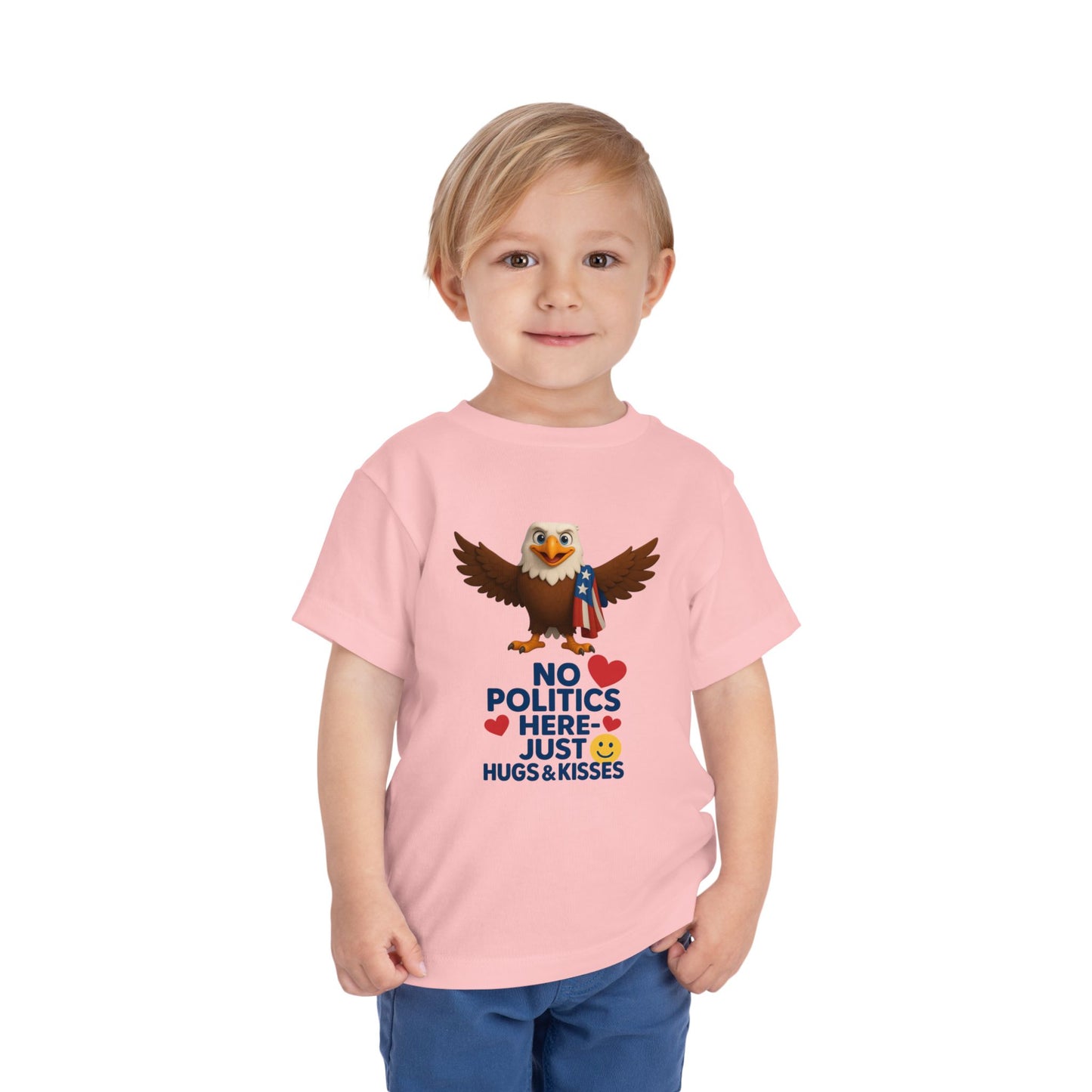 Toddler Short Sleeve Tee with Political Humor | Cute Eagle Design for Kids | Unisex Everyday Wear | Perfect Gift for Holidays and [...]