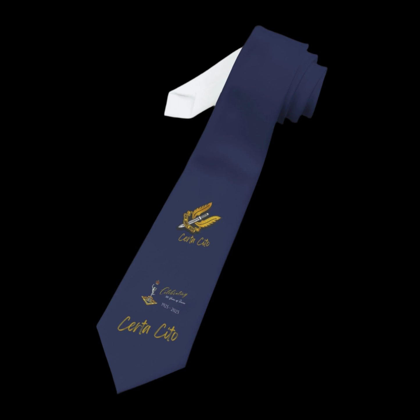152 SIG SQN "Who Dares Wins" Dress Tie – For Those Who Earned the Sandy Beret