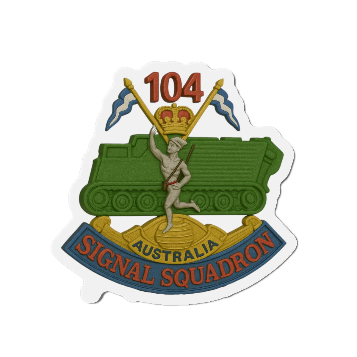 104 Signal Squadron Vietnam Era Patch Magnet – RASIGS Signature Range