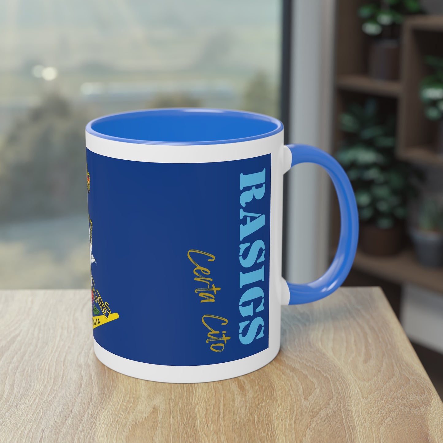 RASIGS Two-Tone Coffee Mug – Signals Pride in Every Sip
