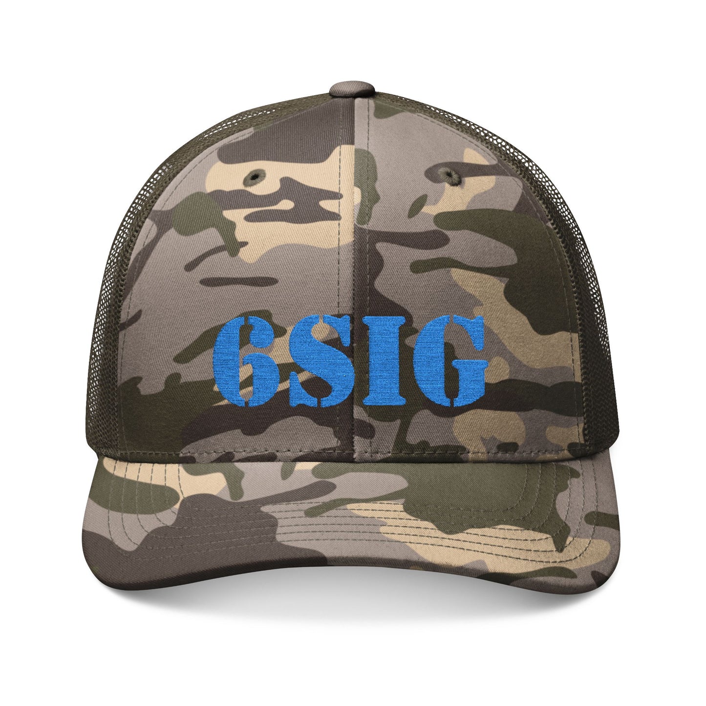 6SIG Camouflage Trucker Hat – Bold, Stylish Outdoor Cap for the True Adventurer