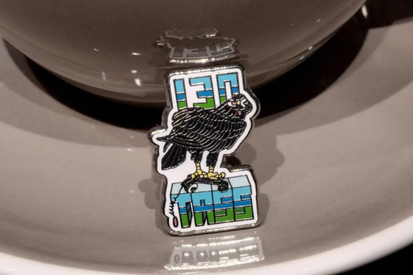 130 Sig Sqn Limited Edition Hard Enamel Silver Pin