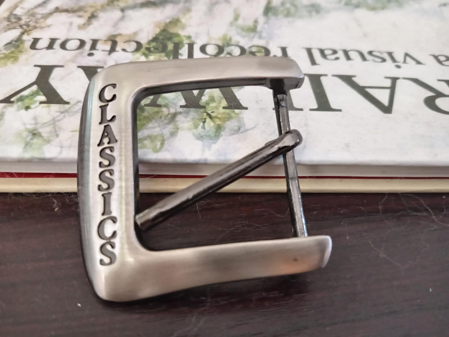 CLASSICS Belt Buckle – Solid Brushed Silver Finish