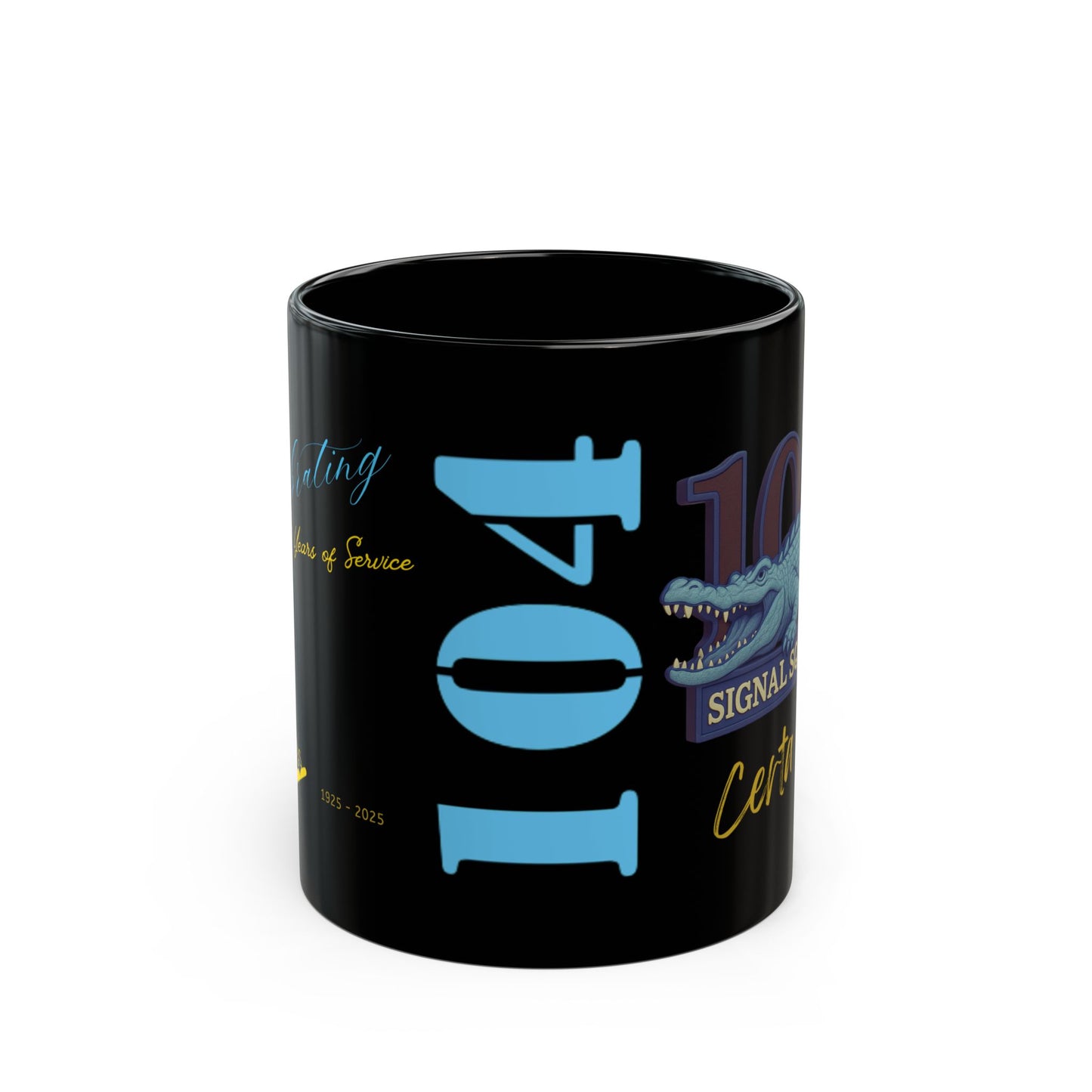 104 Signal Squadron 90's Era Crocodile – Anniversary Coffee Mug