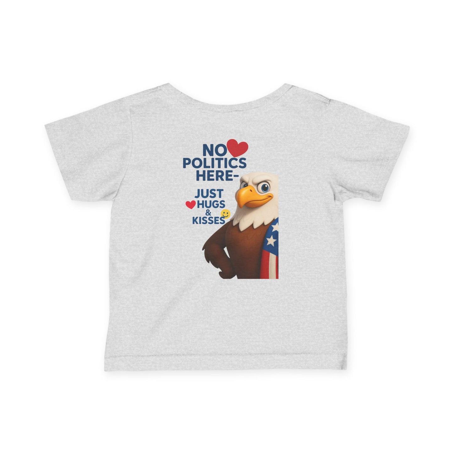 Infant Eagle Tee: Funny Political Baby Shirt, Cute Toddler Top, Gifts for New Parents, Baby Shower Present, Patriotic Baby Clothes