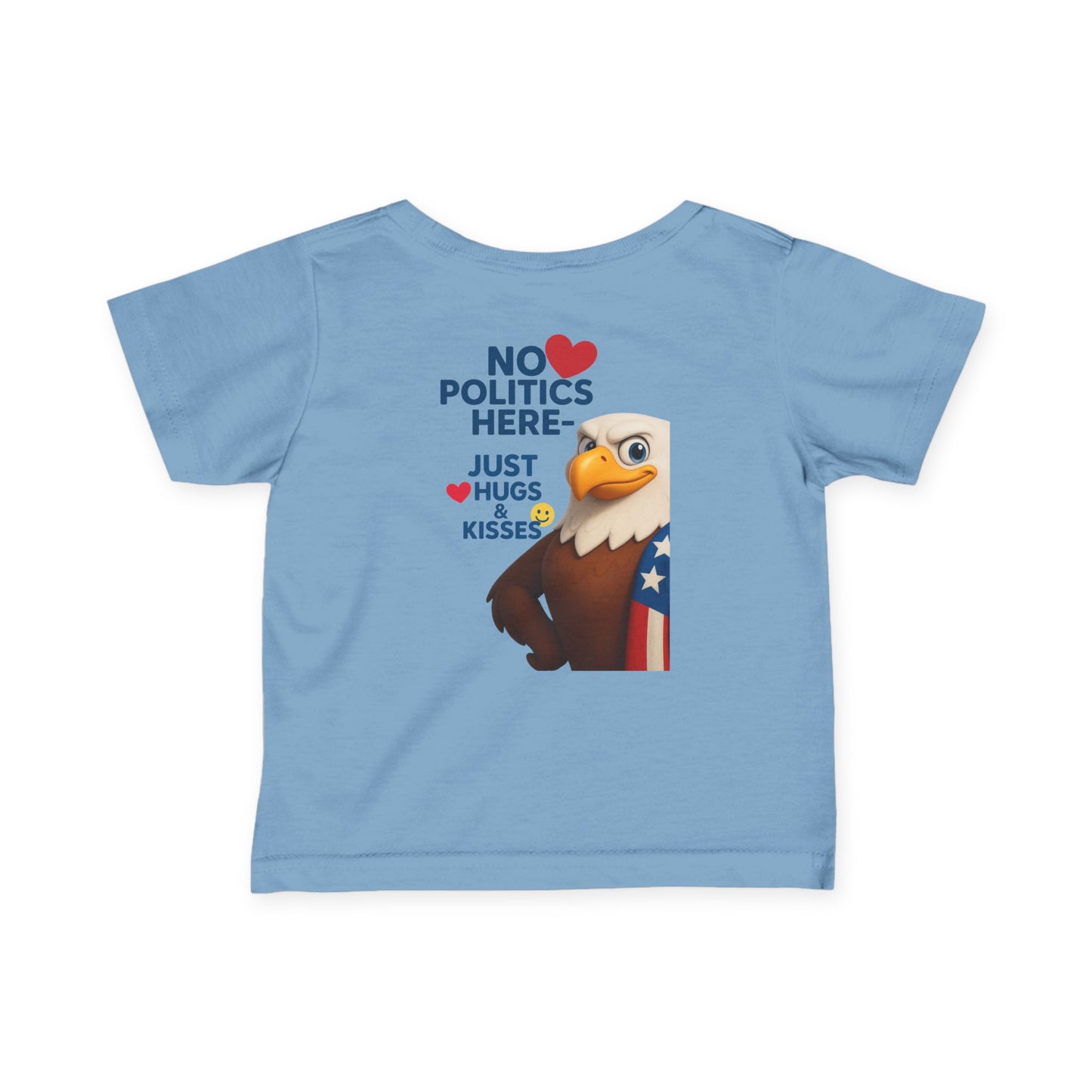 Infant Eagle Tee: Funny Political Baby Shirt, Cute Toddler Top, Gifts for New Parents, Baby Shower Present, Patriotic Baby Clothes