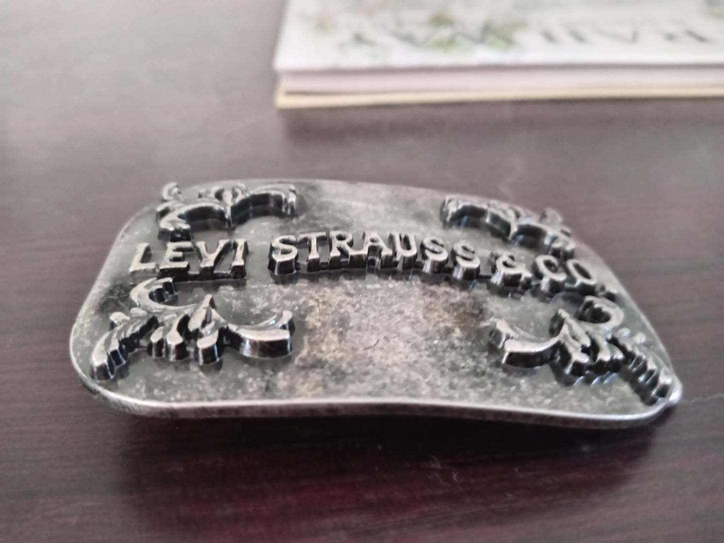 Levi Strauss & Co. Belt Buckle – Vintage Style, Cast Metal