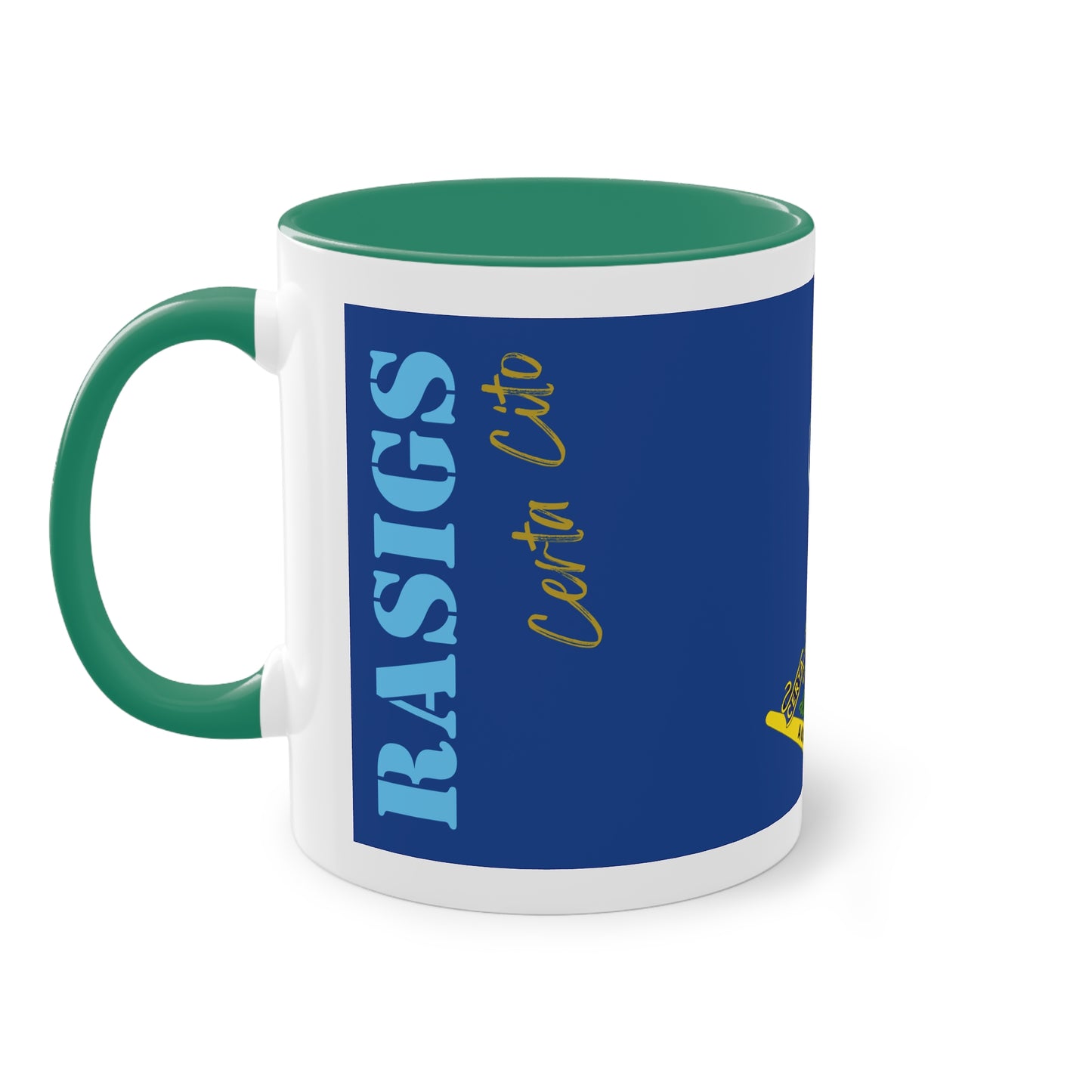 RASIGS Two-Tone Coffee Mug – Signals Pride in Every Sip