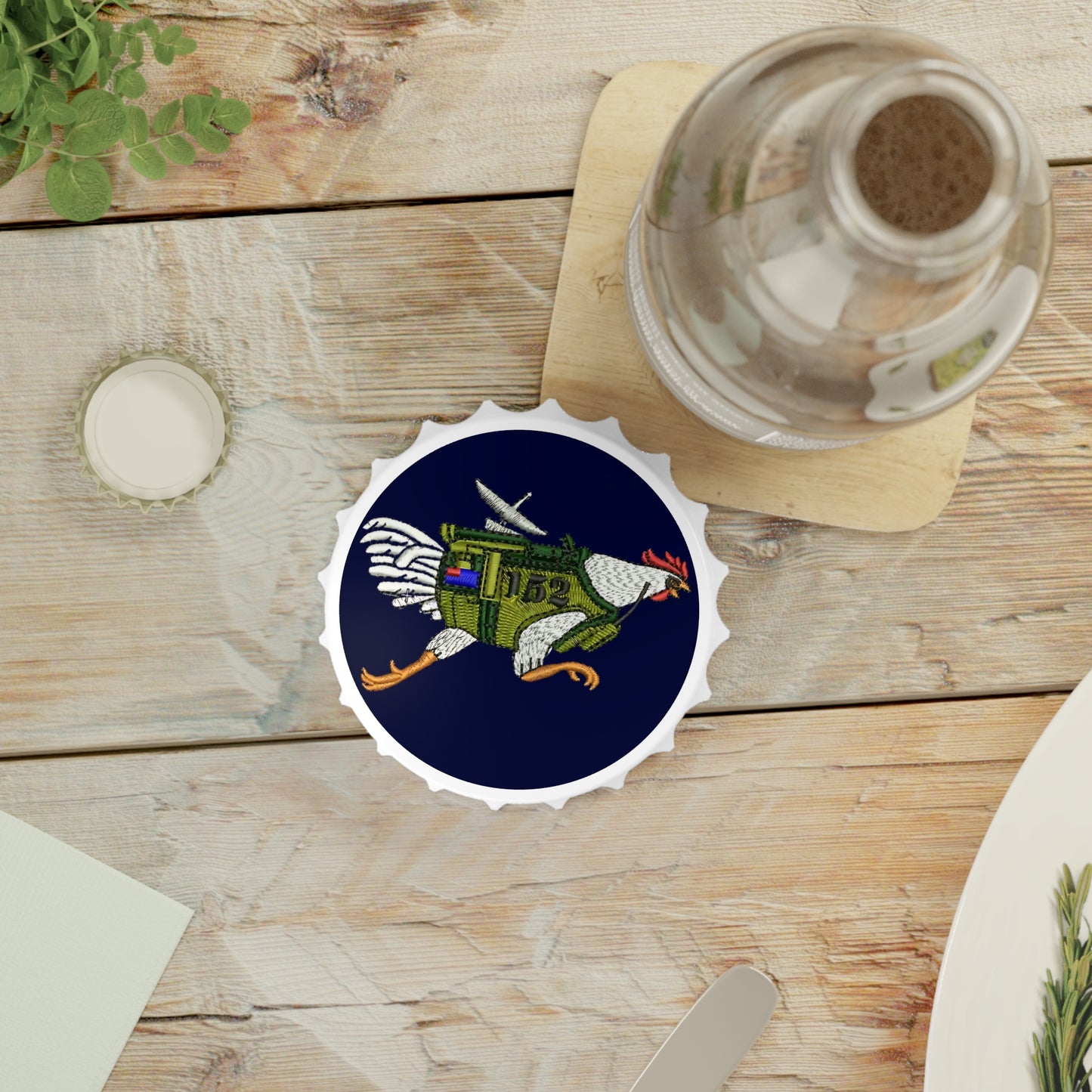 152 SIG SQN Battle Chook Patch Bottle Opener – A Symbol of Strength and Unity