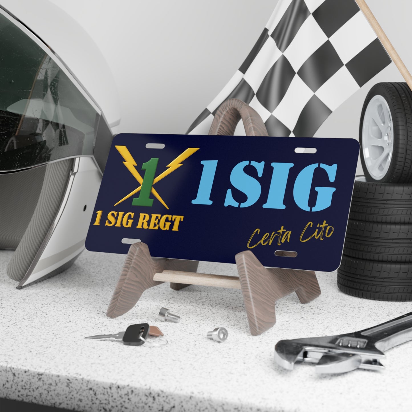 1 SIG Number Plate – Represent the Legacy of 1 Signal Regiment