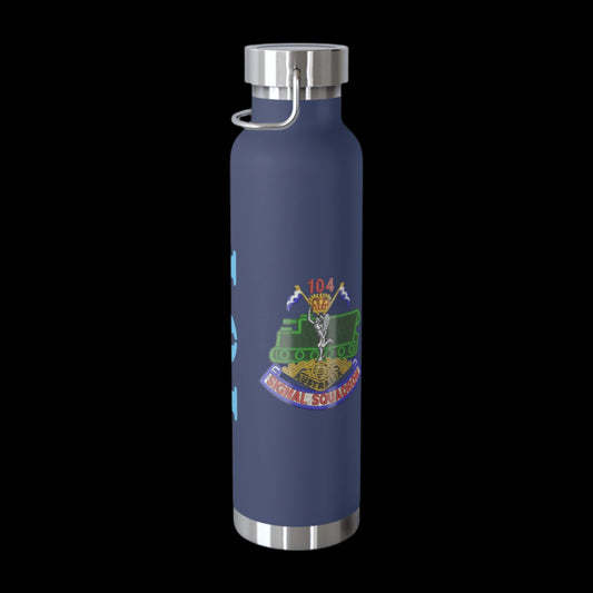 104 Signal Squadron (104 Sig Sqn) Vietnam Era Patch Insulated Water Bottle