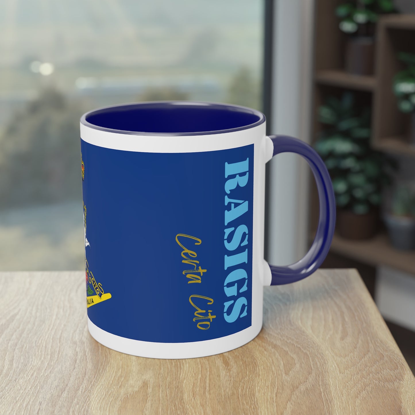 RASIGS Two-Tone Coffee Mug – Signals Pride in Every Sip