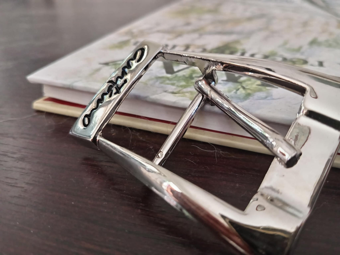 Curtino Branded Belt Buckle – Boutique Polished Silver – Rare One Only