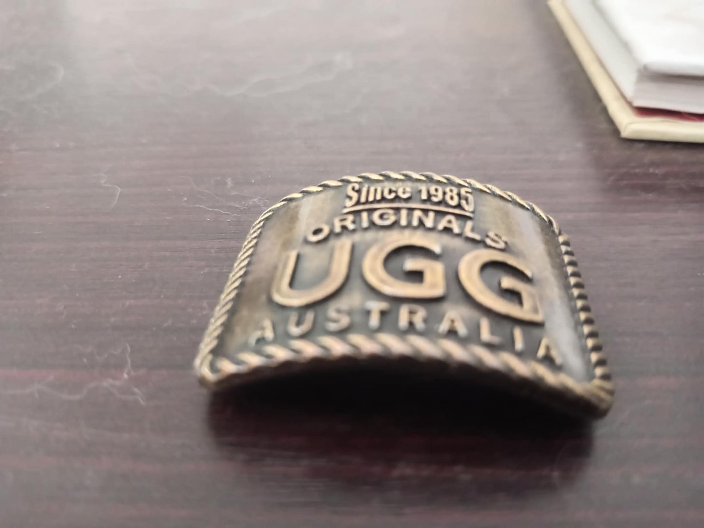 UGG Australia Belt Tip – “Originals Since 1985” Brass End Piece