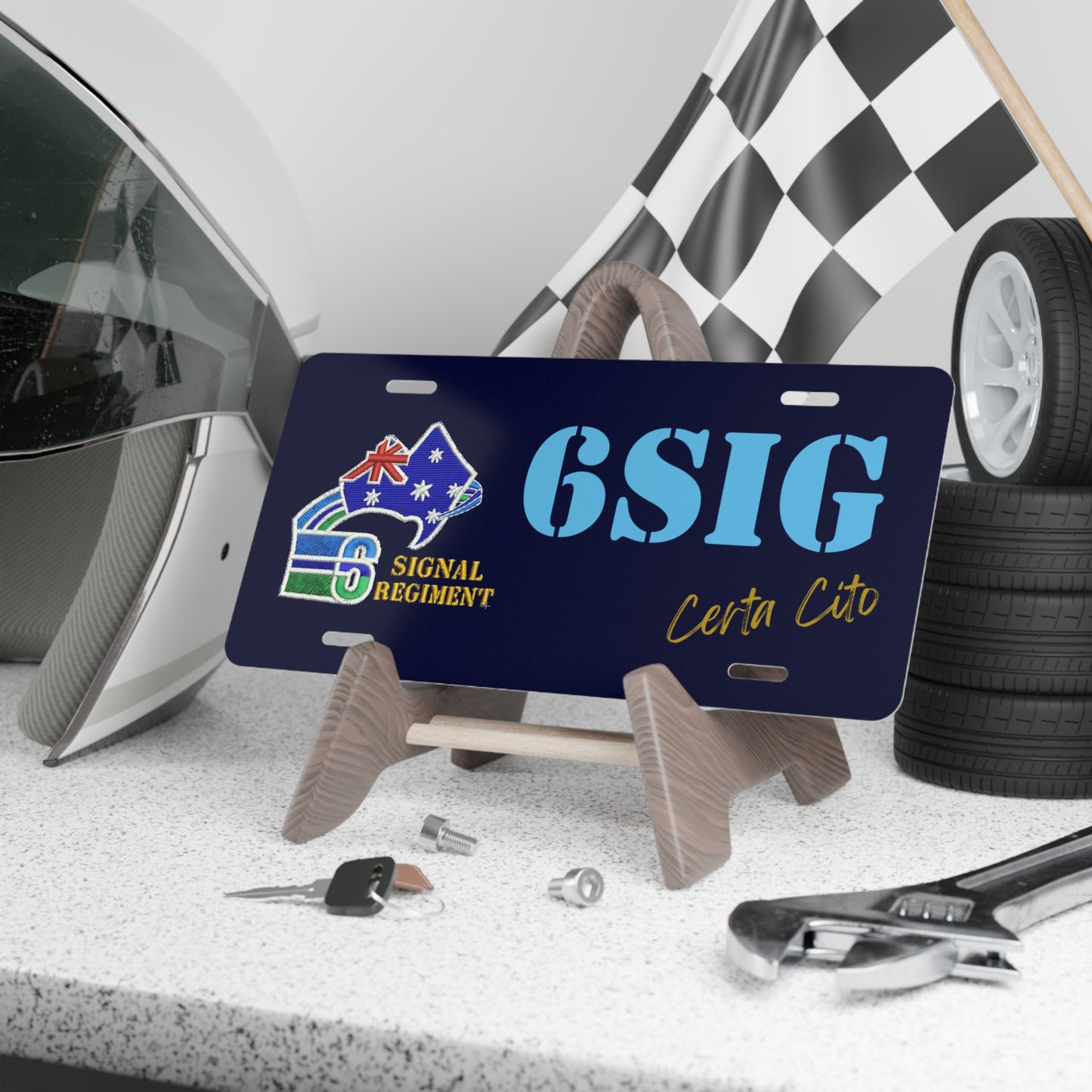 6 SIG Plate – Honor the Legacy of 6th Signal Regiment