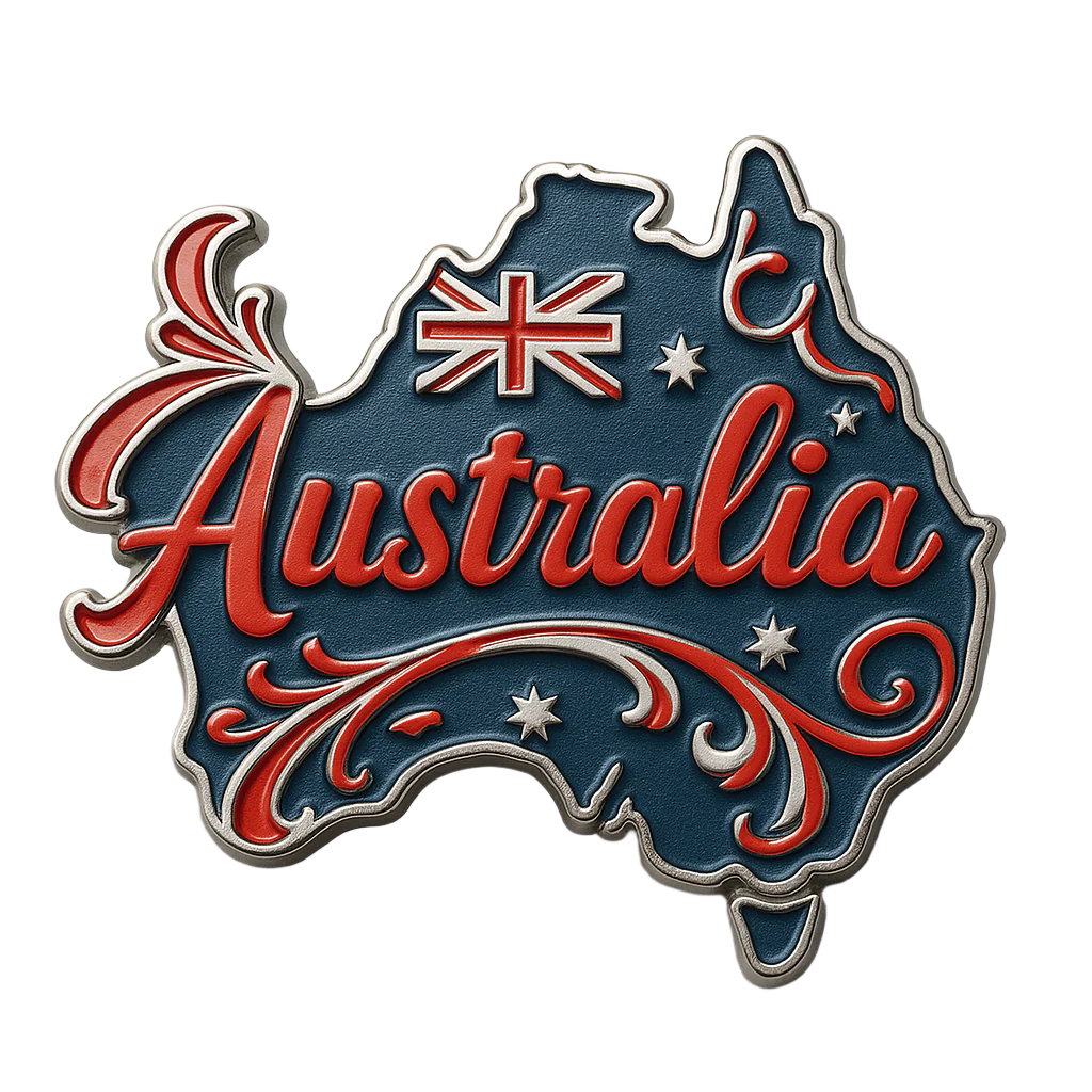 🇦🇺 “Australia” Limited Edition Hard Enamel Pin