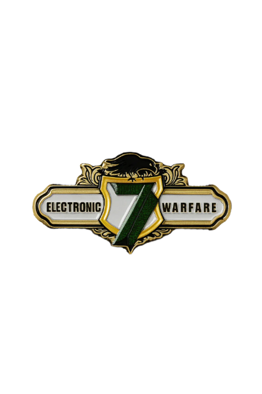 7 SIGNAL REGIMENT – HARD ENAMEL LAPEL PIN
