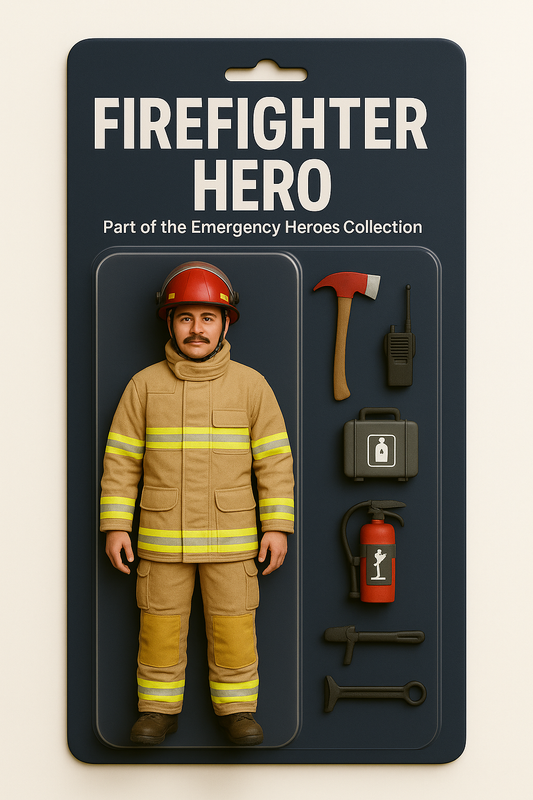 🔥 FIREFIGHTER HERO ACTION FIGURE