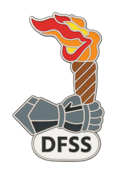 DFSS – HARD ENAMEL LAPEL PIN 🔥