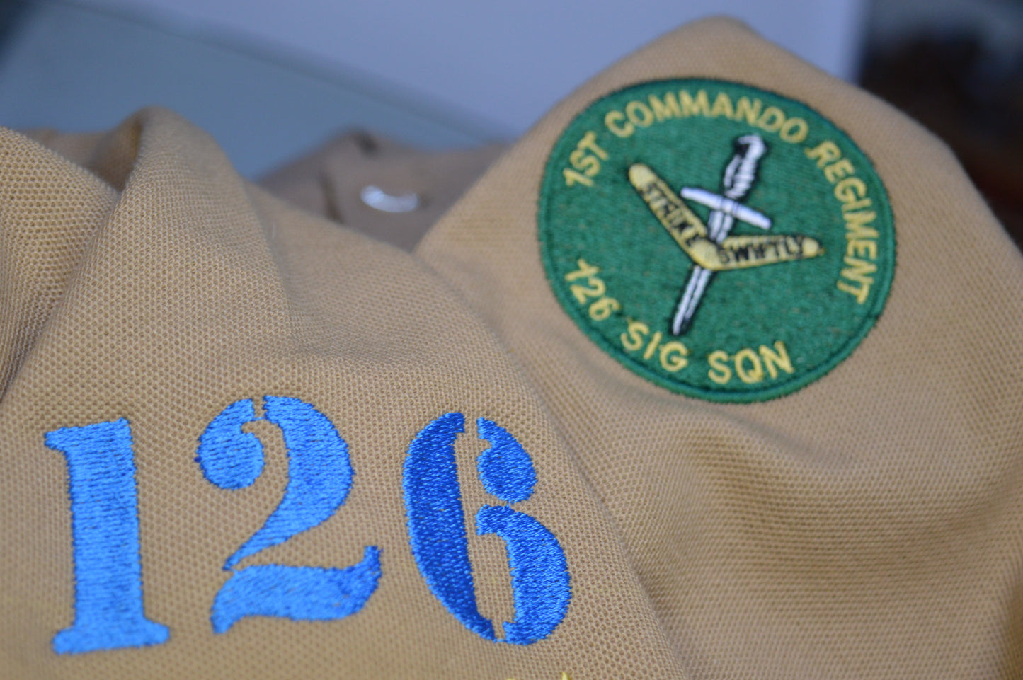 126 Sig Sqn Commando's 90's Era 100-Year Centenary Polo Shirt