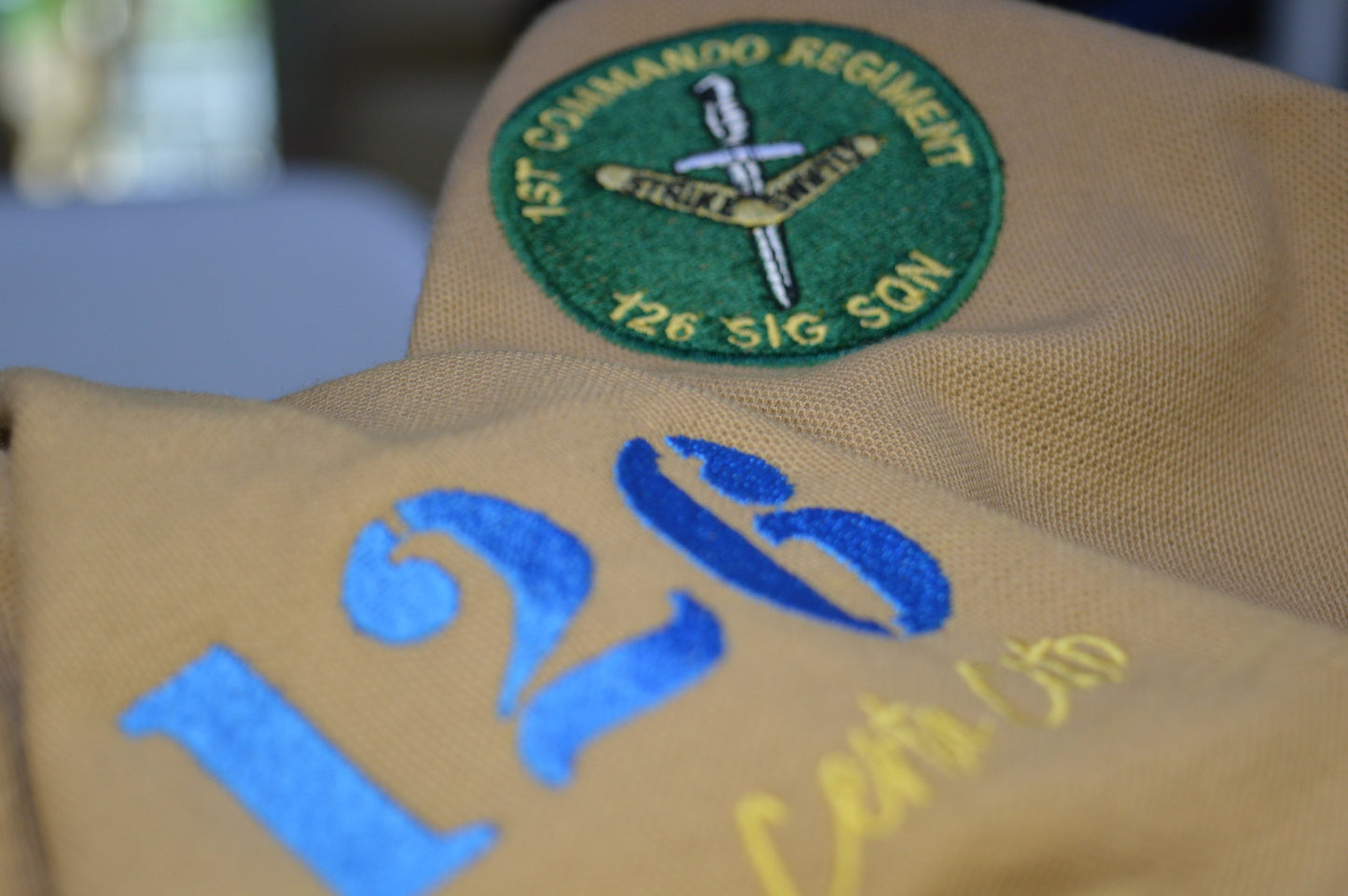 126 Sig Sqn Commando's 90's Era 100-Year Centenary Polo Shirt