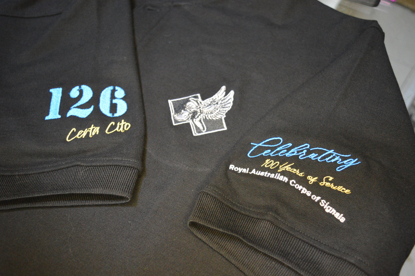 126 Signal Squadron Commando Polo Shirt