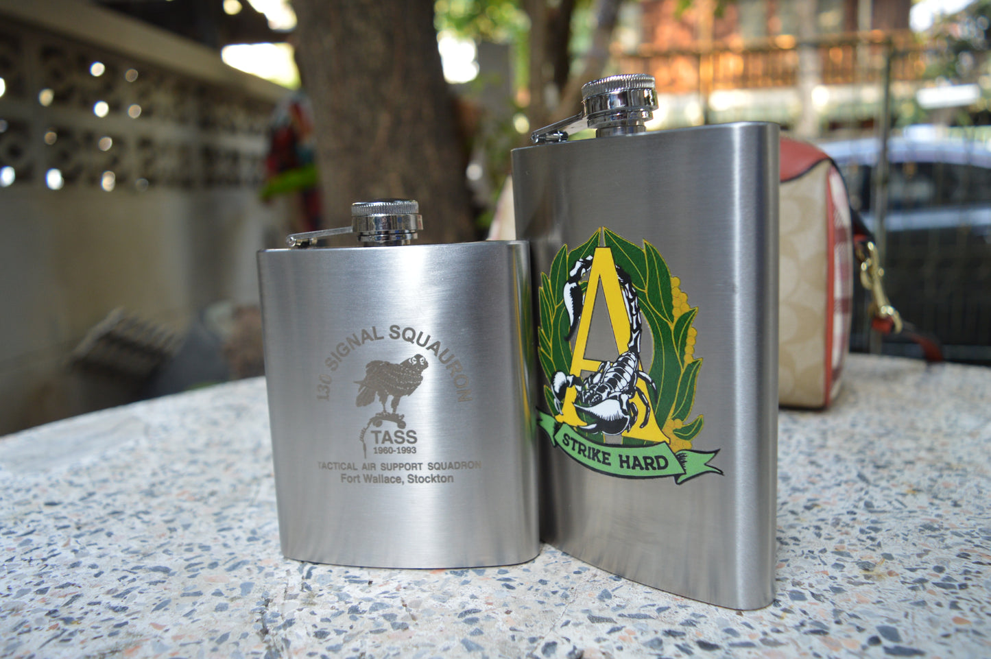 Alpha Company, Royal Victoria Regiment Custom Flask