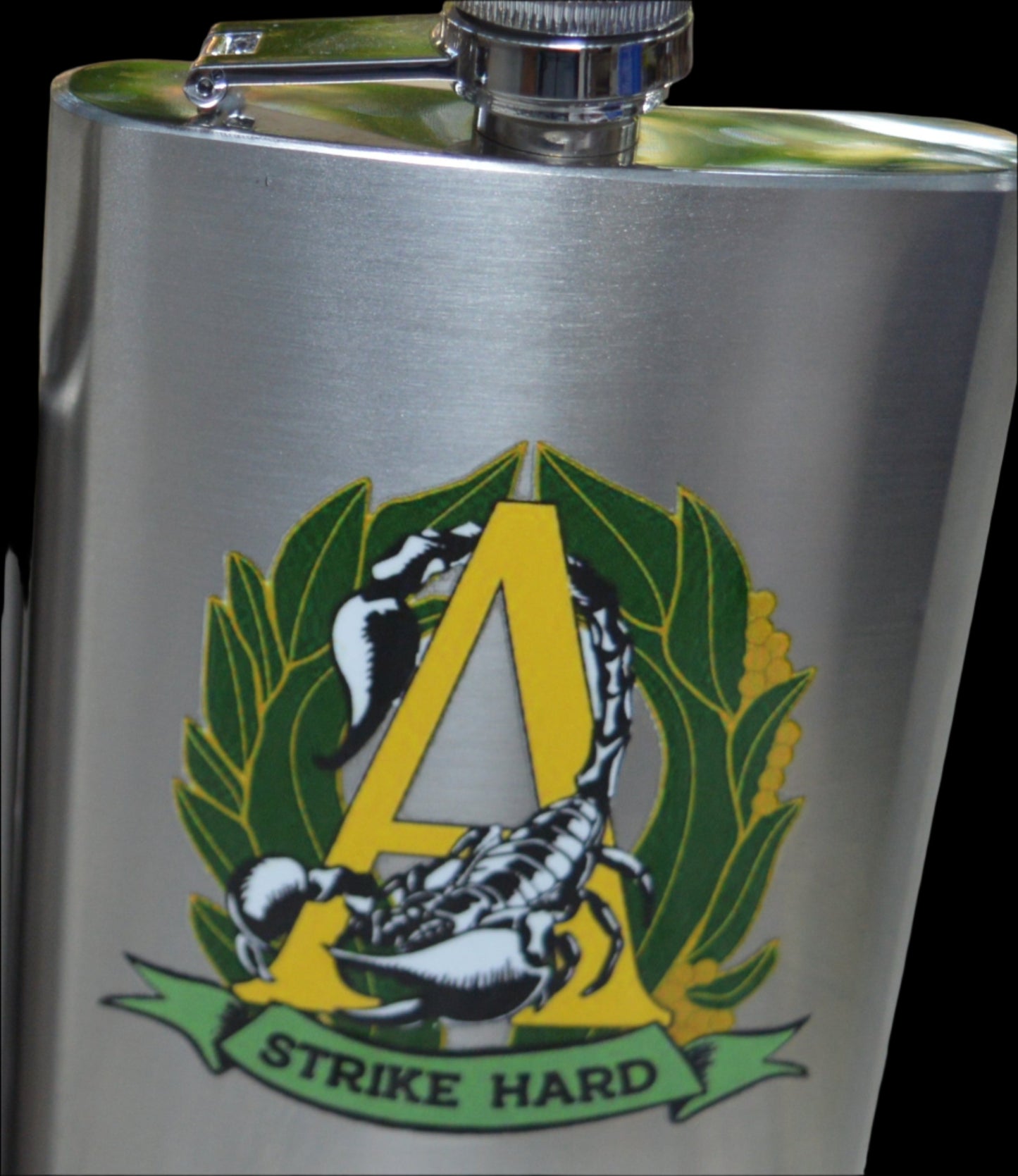 Alpha Company, Royal Victoria Regiment Custom Flask
