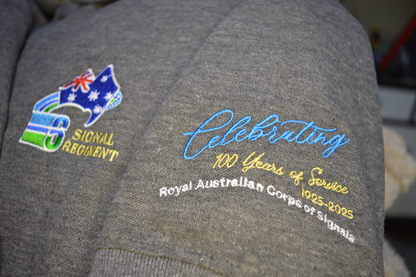 6th Signal Regiment (6 Sig Regt) 100-Year Centenary Polo Shirt
