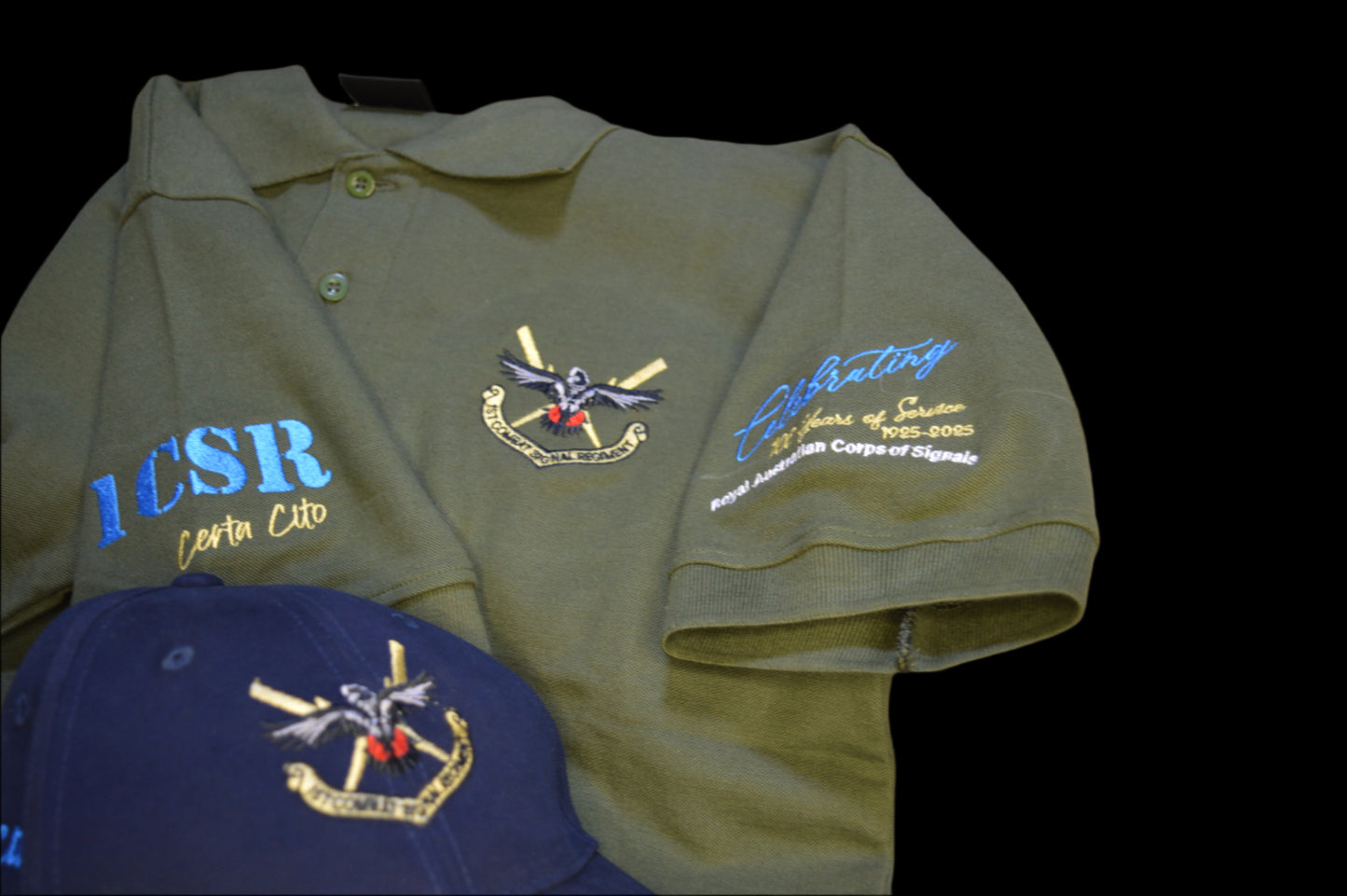1st Combat Signal Regiment (1CSR) 100-Year Centenary Polo Shirt